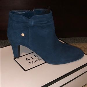 Suede booties